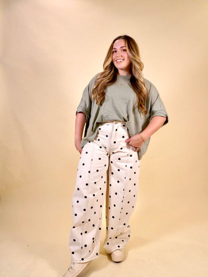 Dottie Barrel Jeans | Black