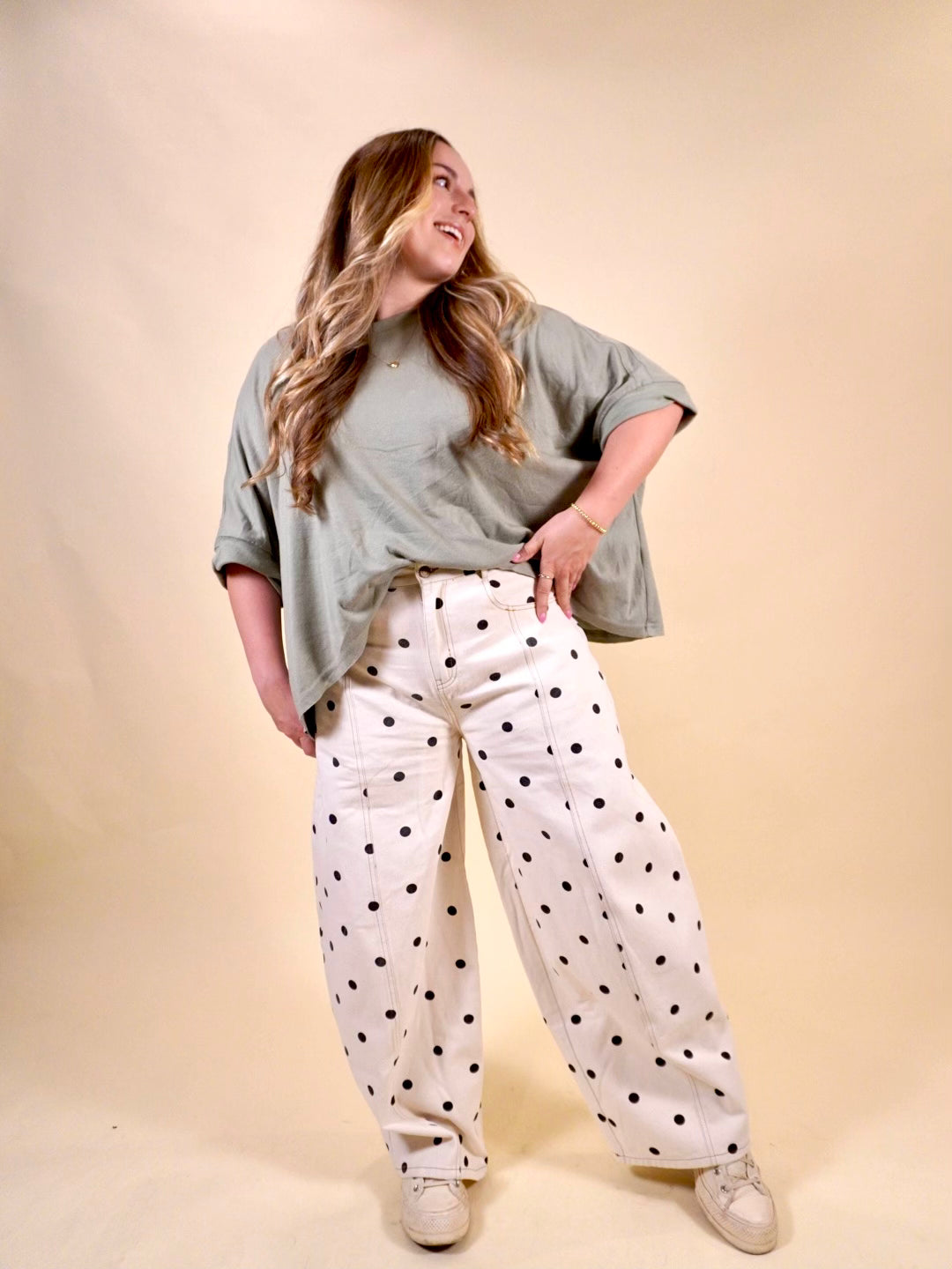 Dottie Barrel Jeans | Black