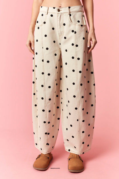 Dottie Barrel Jeans | Black