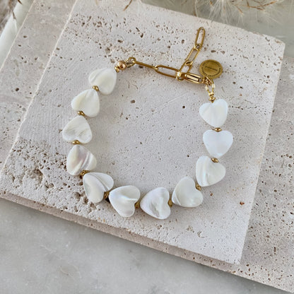 Endless Love Pearl Bracelet | 18K Gold Plated