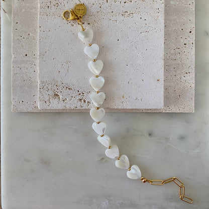 Endless Love Pearl Bracelet | 18K Gold Plated