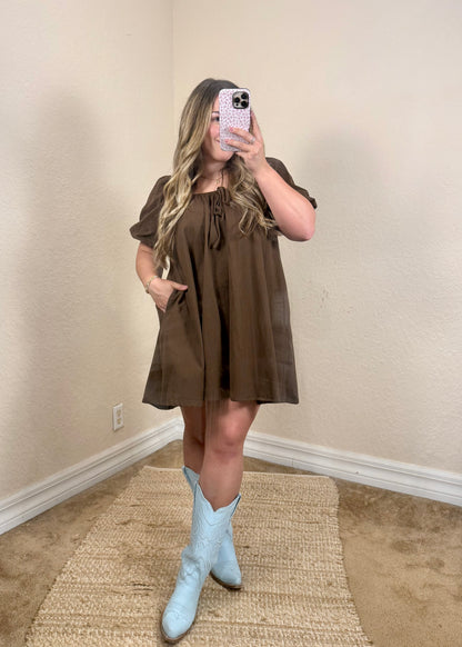 Espresso Mini Dress