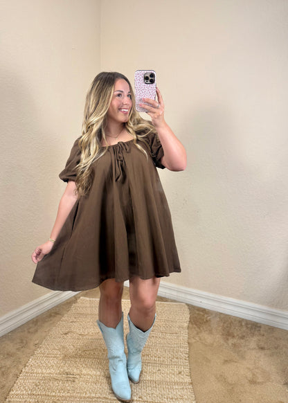 Espresso Mini Dress