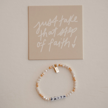 Faith Beaded Bracelet