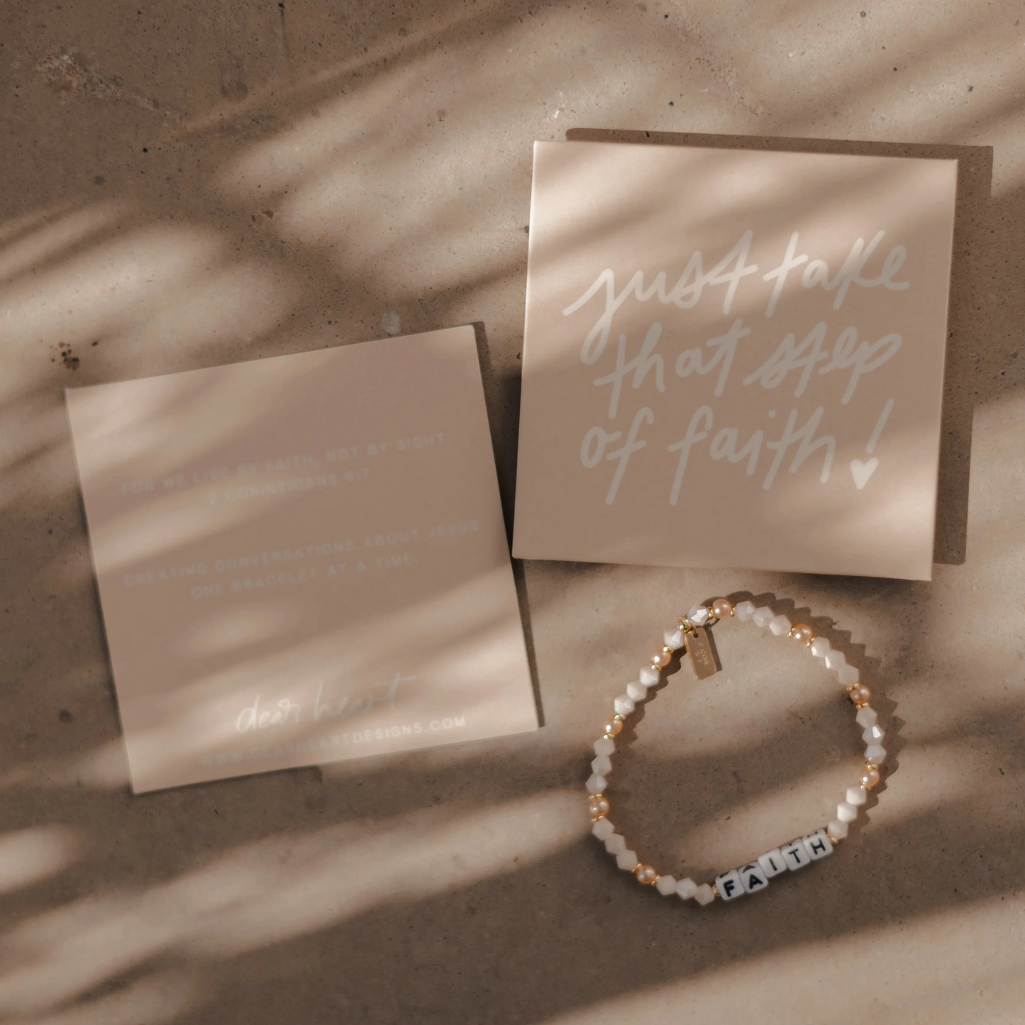 Faith Beaded Bracelet