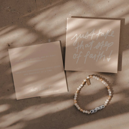 Faith Beaded Bracelet