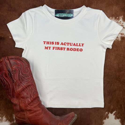 First Rodeo Baby Tee