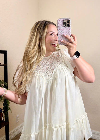 Georgia Ruffle Sleeve Blouse