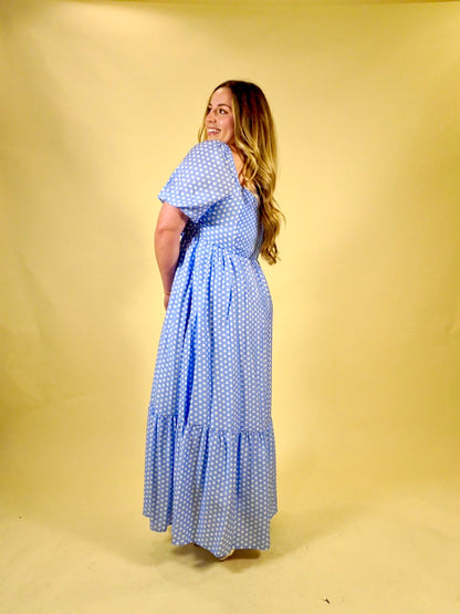 Gracie Polka Dot Maxi Dress