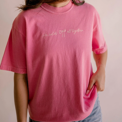 He Holds All Together Tee