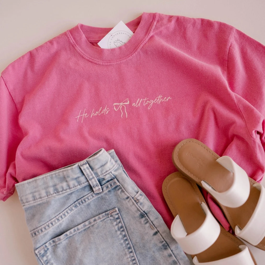 He Holds All Together Tee