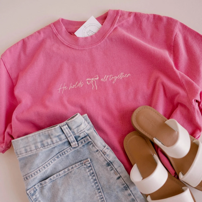He Holds All Together Tee