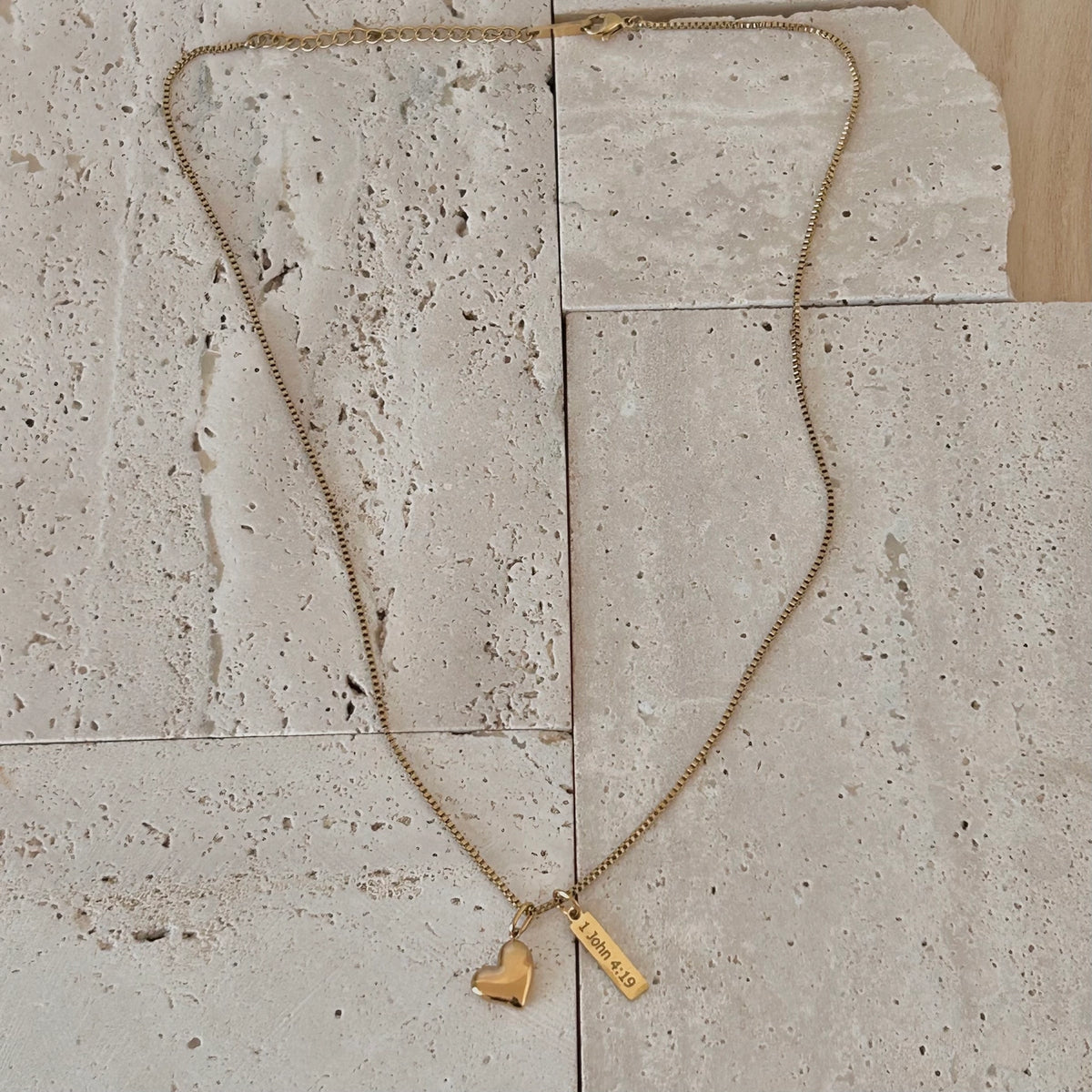 He Loved Me First Necklace | Gold Plated