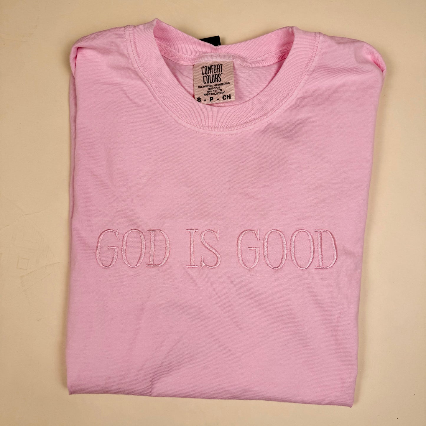 God is Good Embroidered Tee