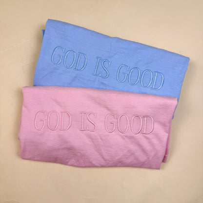 God is Good Embroidered Tee