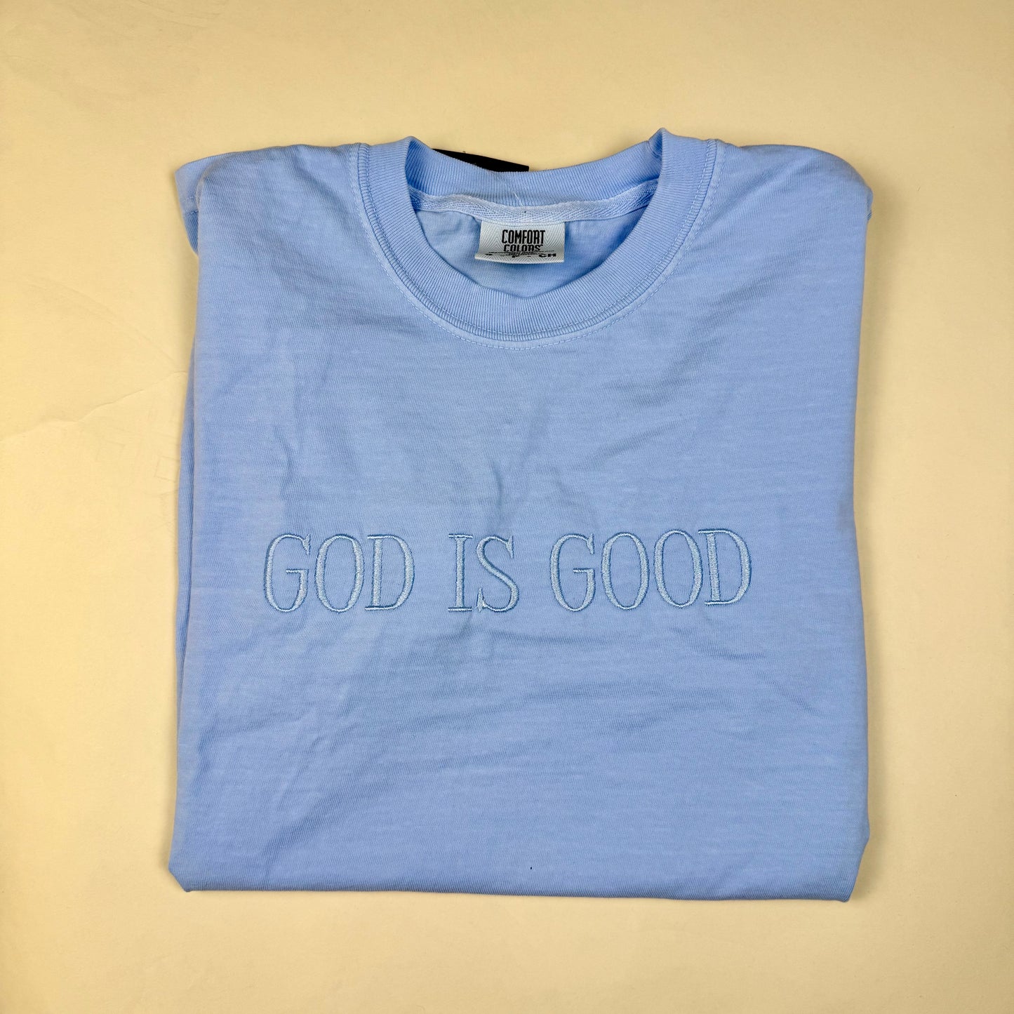 God is Good Embroidered Tee