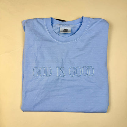 God is Good Embroidered Tee