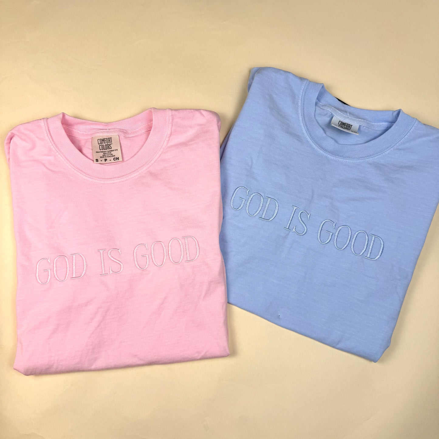 God is Good Embroidered Tee
