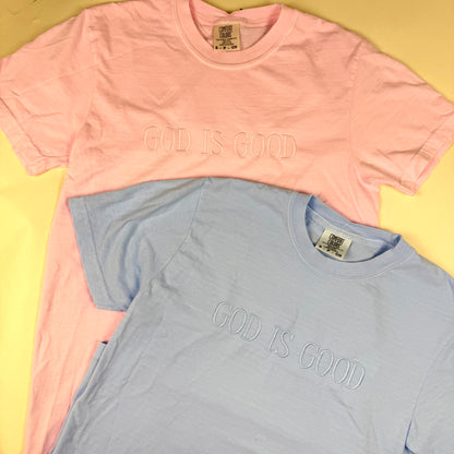 God is Good Embroidered Tee