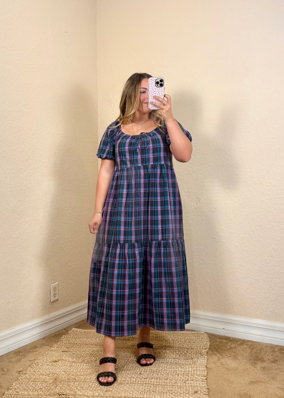Juniper Plaid Maxi