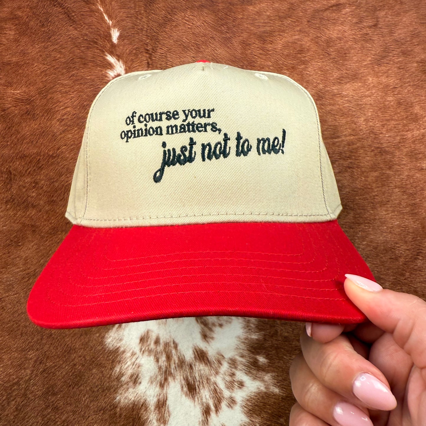 Just Not To Me Trucker Hat