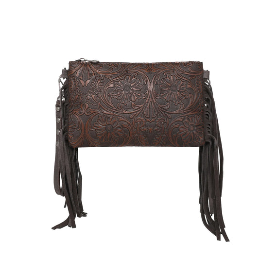 Montana West Tooled Crossbody- Coffee