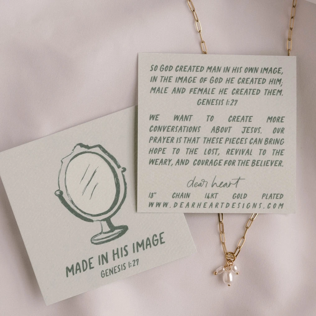Made in His Image Charm Necklace