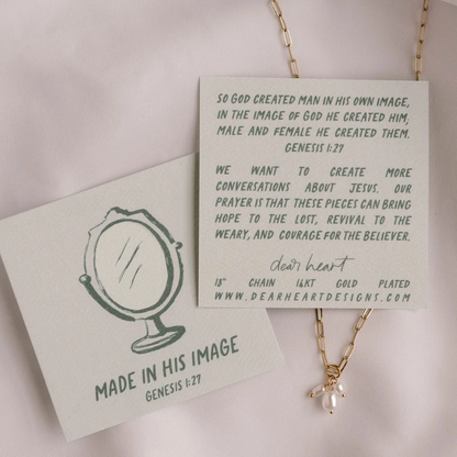 Made in His Image Charm Necklace