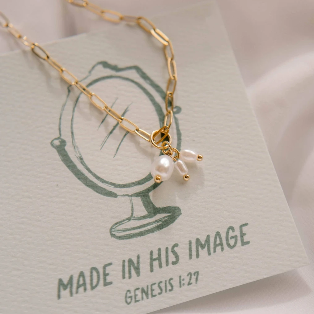 Made in His Image Charm Necklace
