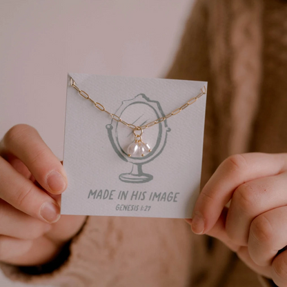 Made in His Image Charm Necklace