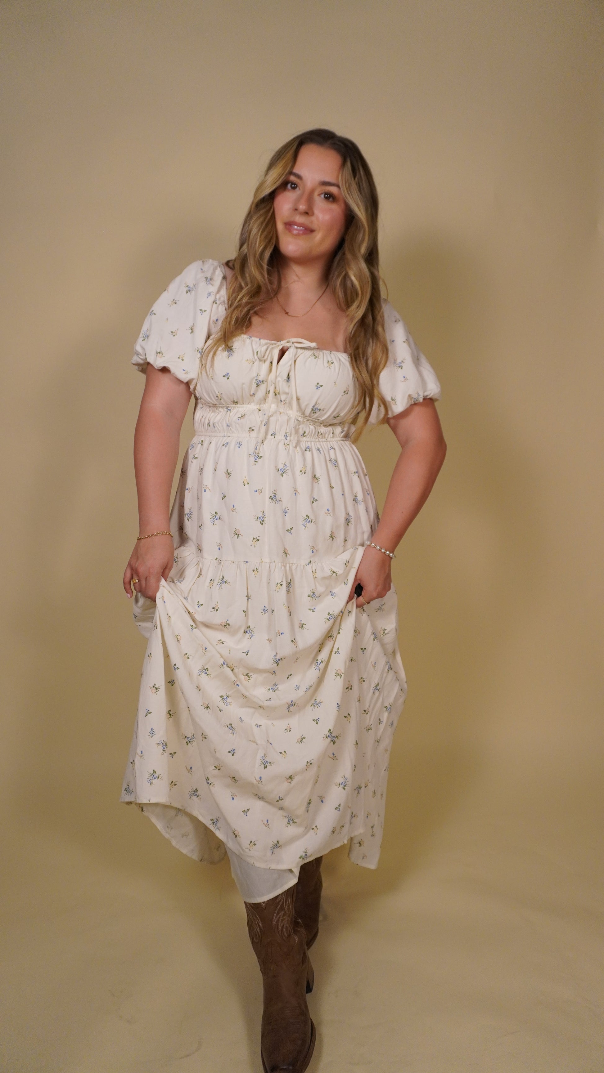 Marigold Midi | Milkmaid Style Dress Rebel and Grace Marigold Midi | Milkmaid Style Dress Rebel and Grace