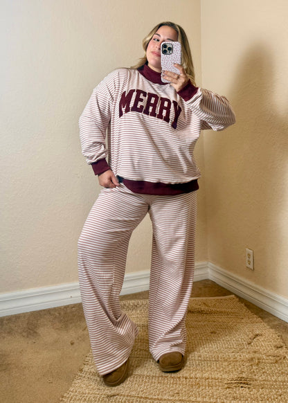 Merry Striped Lounge Set