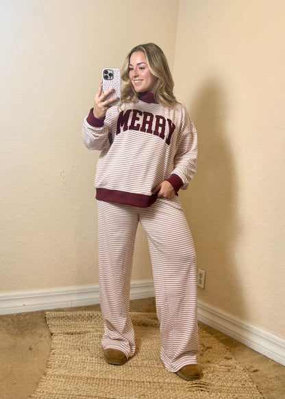 Merry Striped Lounge Set