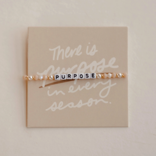Purpose Beaded Bracelet
