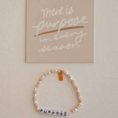Purpose Beaded Bracelet