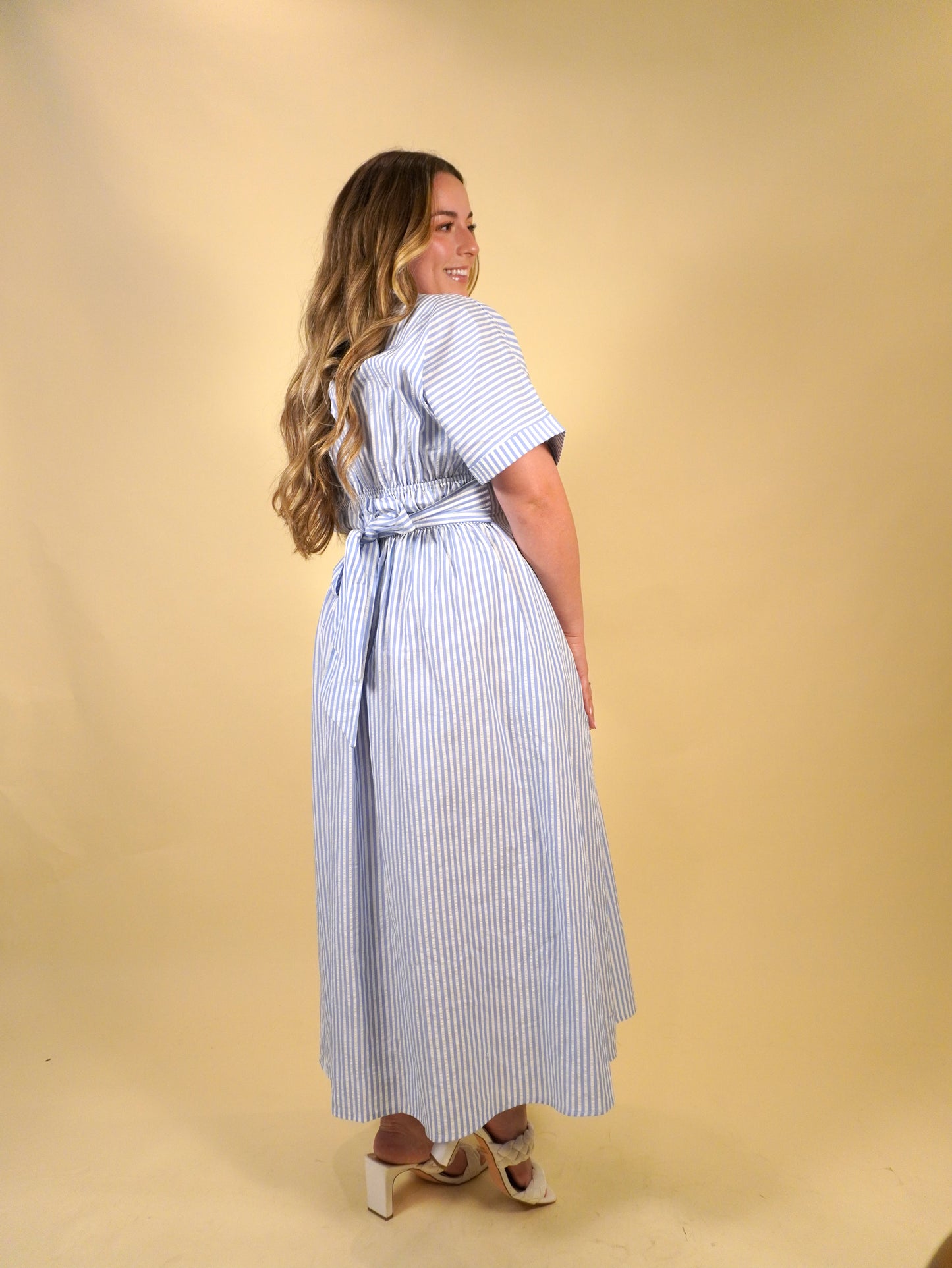 Seaside Pleated Maxi