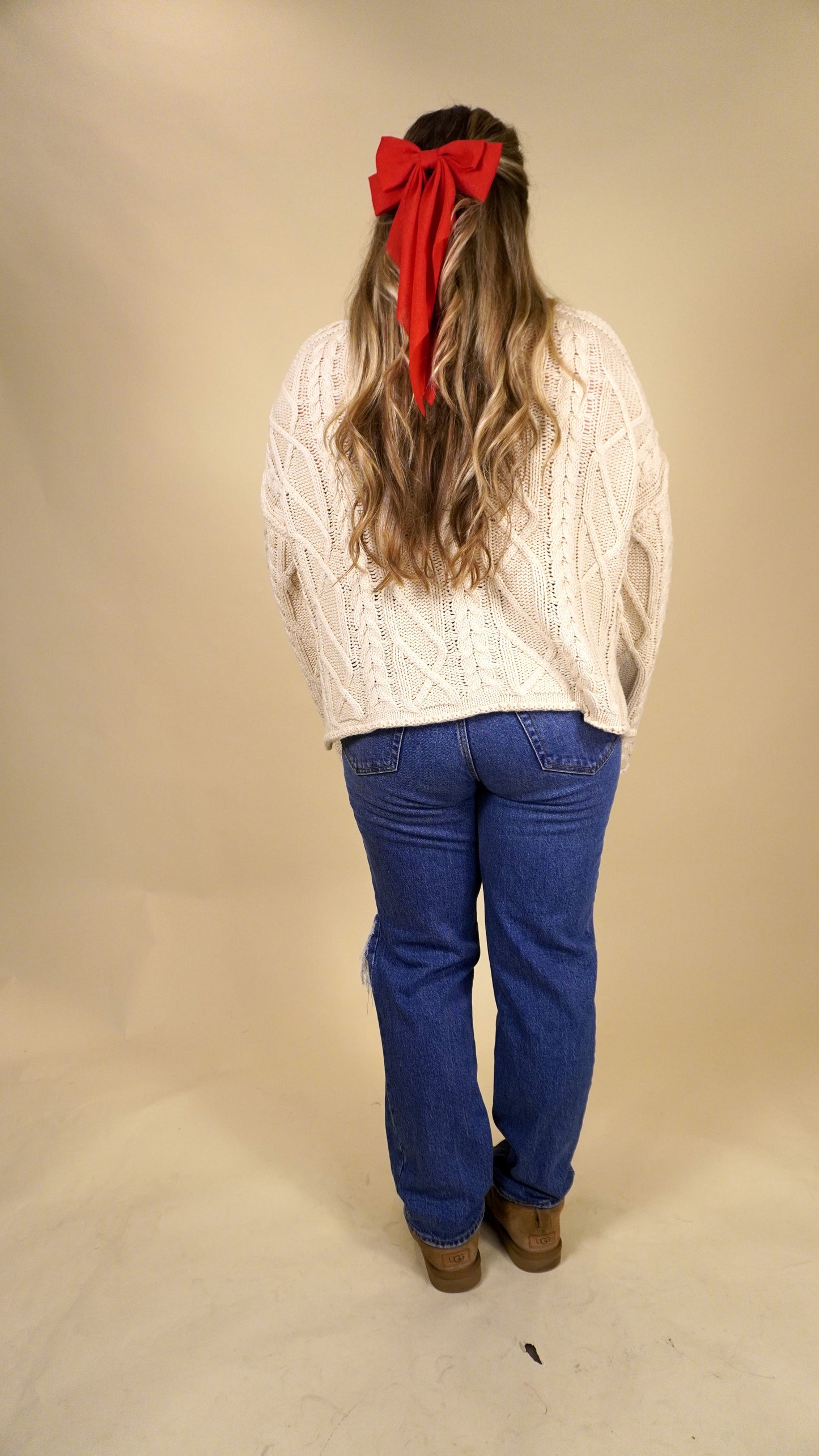 Snuggle Cable Knit Sweater