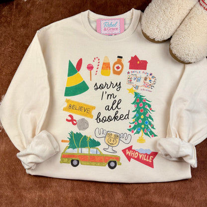 Sorry I'm All Booked Crewneck