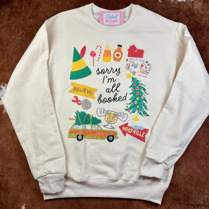 Sorry I'm All Booked Crewneck