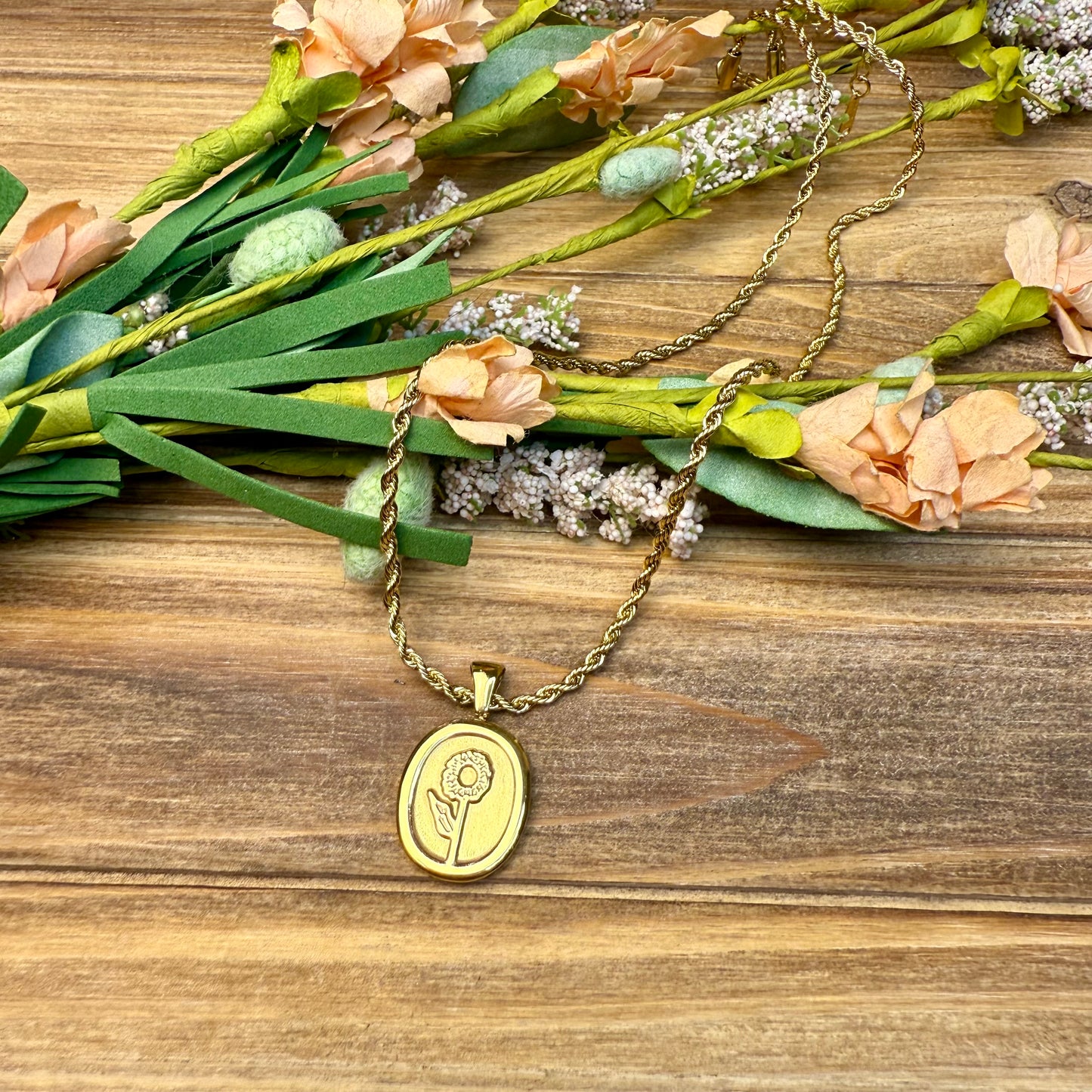 Sunflower Necklace