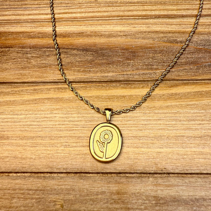 Sunflower Necklace