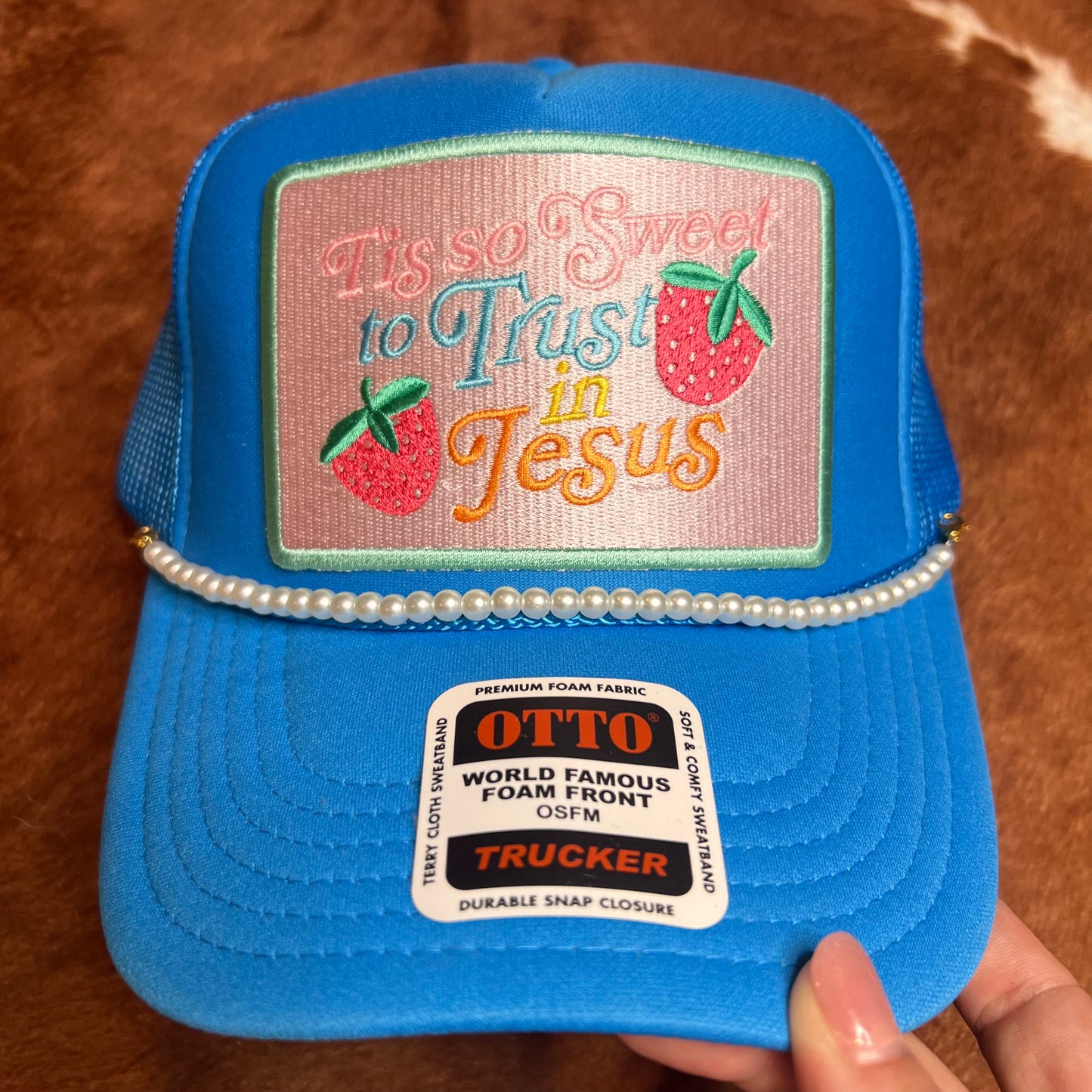 Trust in Jesus Trucker Hat (Custom)