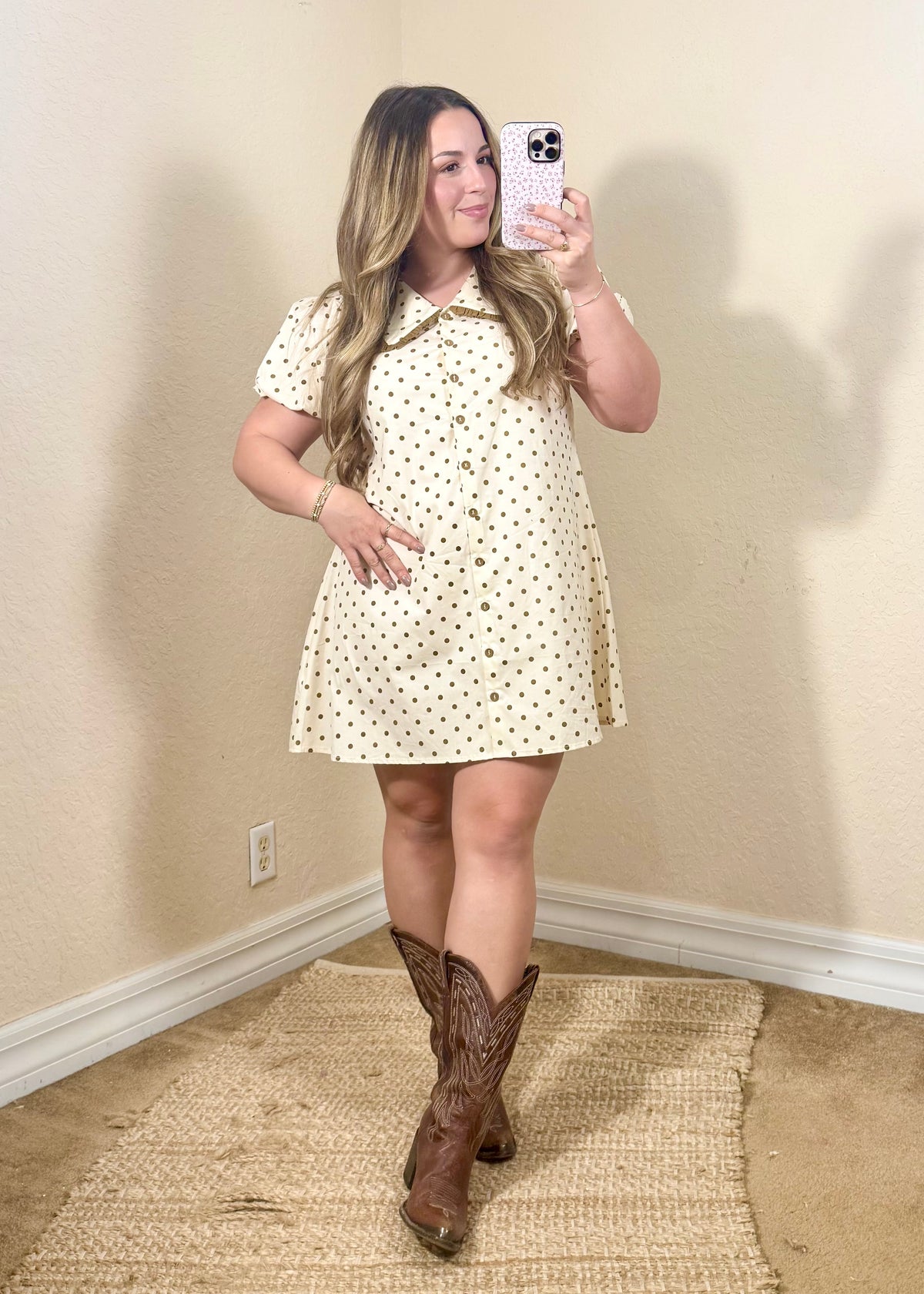 Winnie Polka Dot Mini Dress