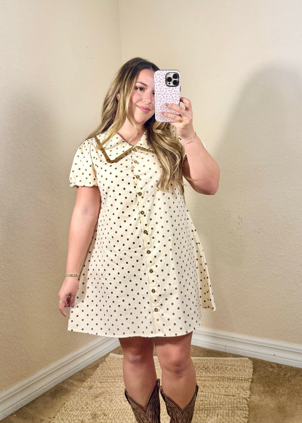 Winnie Polka Dot Mini Dress