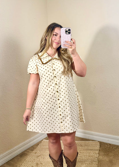Winnie Polka Dot Mini Dress