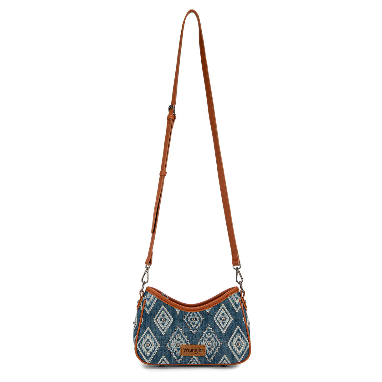 Wrangler Aztec Studded Denim Shoulder Bag | Jean