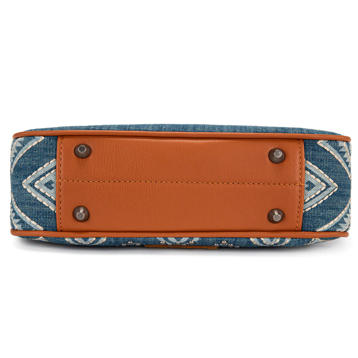 Wrangler Aztec Studded Denim Shoulder Bag | Jean