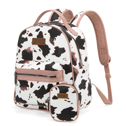 Wrangler Cow Print Backpack | Pink
