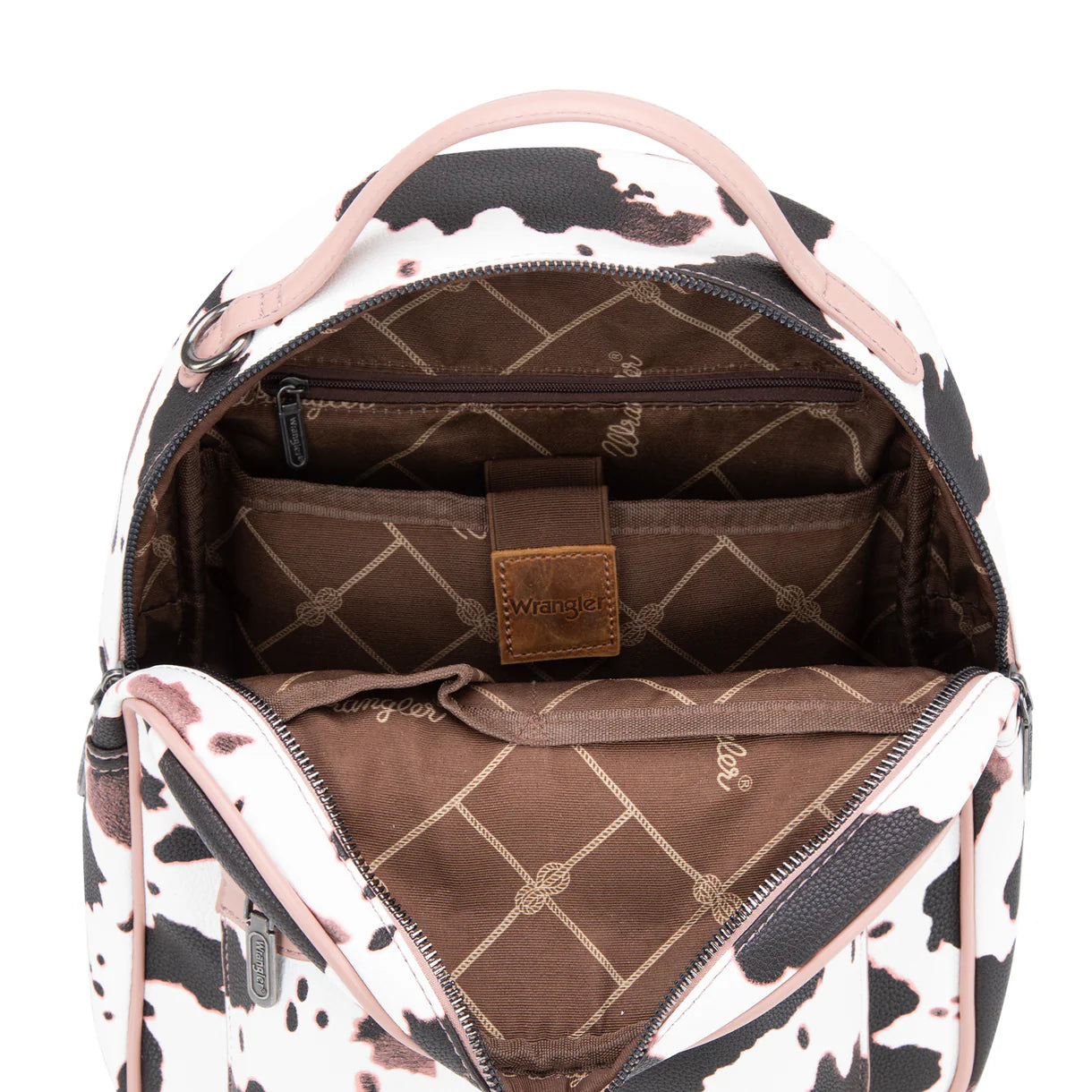 Wrangler Cow Print Backpack | Pink