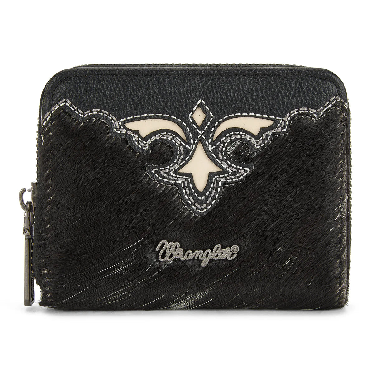 Wrangler Cowhide Mini Wallet | Black